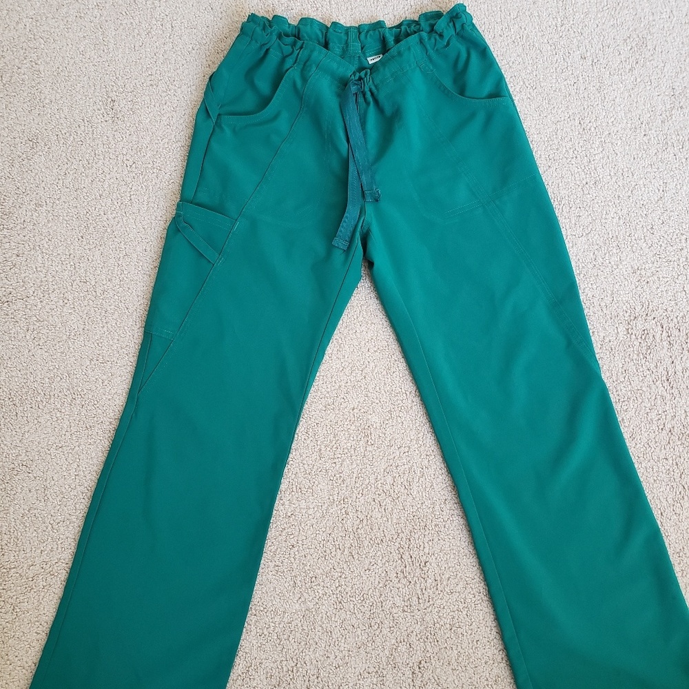 Hunter green scrub pants